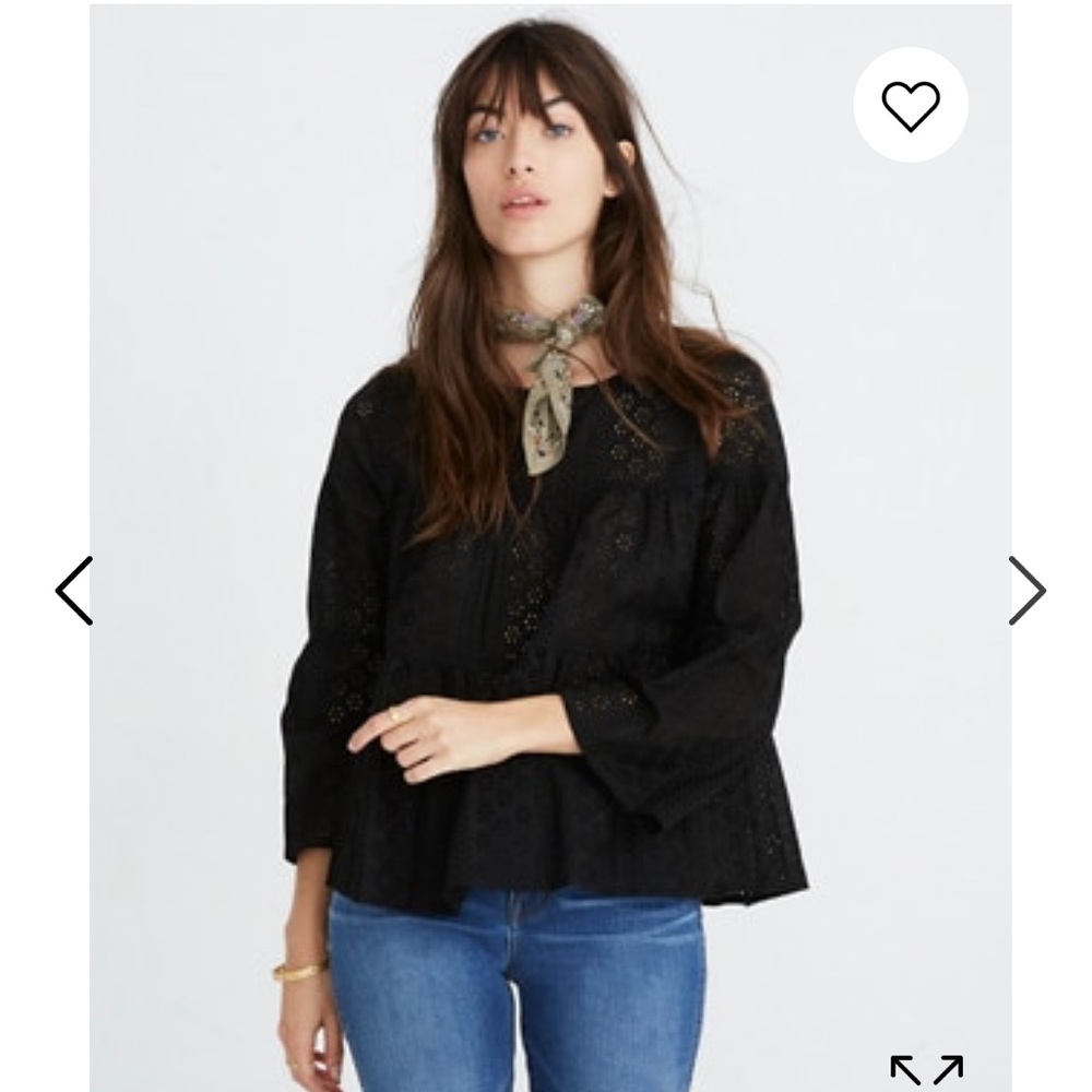 NWT Madewell eyelet top!